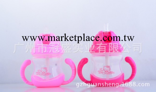 2014年新款Hello Kitty食品材料手柄吸管杯防漏型兒童學飲杯3629工廠,批發,進口,代購