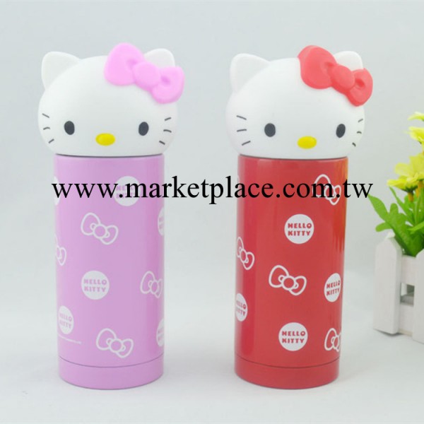 Hello Kitty貓頭不銹鋼保溫杯 KT貓可愛卡通保溫杯 禮品定制工廠,批發,進口,代購