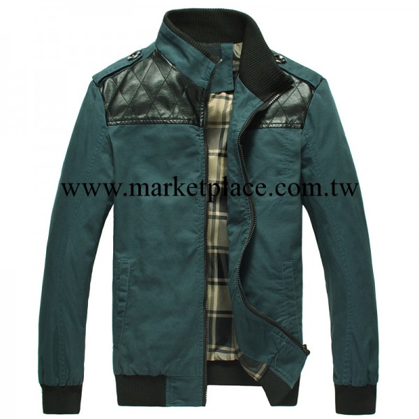 2014男式休閒外套拼色插皮夾克BK-N5311批發・進口・工廠・代買・代購