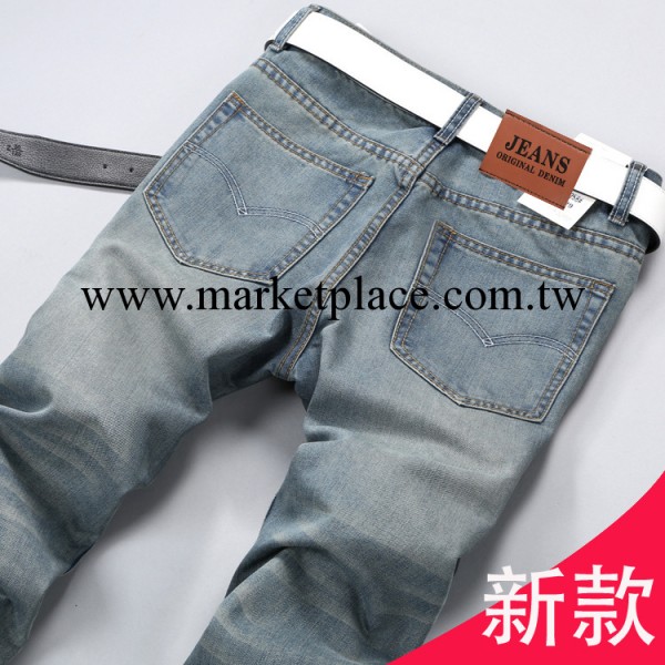 磨白男士做舊韓版時尚潮款牛仔褲男褲子 JEANS0258工廠,批發,進口,代購