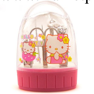 1075-Hello Kitty美容美甲修甲套裝 美容8件套 指甲刀套裝修容組工廠,批發,進口,代購
