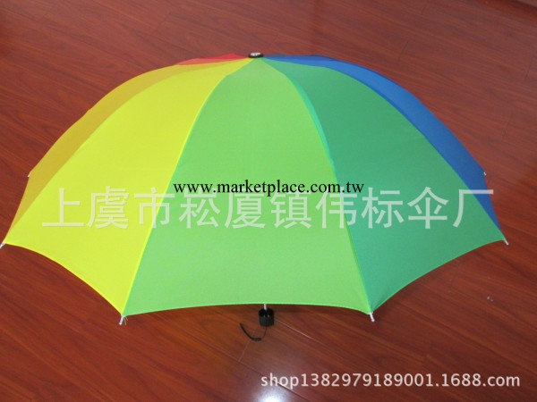 廠傢生產銷售高檔10k碰擊佈彩虹傘可加印logo工廠,批發,進口,代購