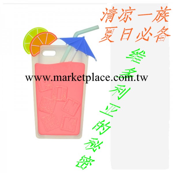 維多利亞的秘密 夏日西瓜飲料杯手機殼 PINK蘋果iphone5/5s保護套工廠,批發,進口,代購