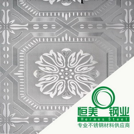 恒美304不銹鋼壓花歐式花壓花彩色不銹鋼板工廠,批發,進口,代購