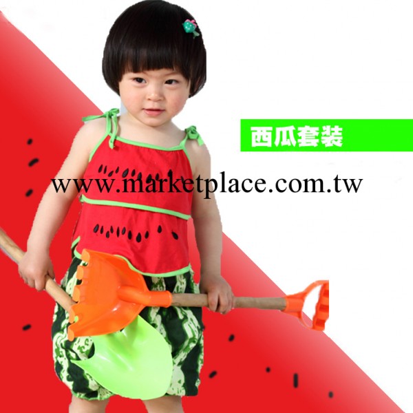 2014小童西瓜草莓套裝 夏款上新 廠傢直銷批發 外貿韓版品質童裝工廠,批發,進口,代購