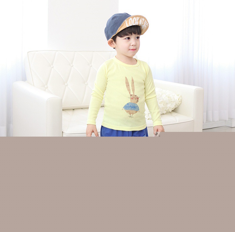 韓國進口童裝BOOMBOOMKIDS新款兒童可愛動物小兔子休閒套裝工廠,批發,進口,代購