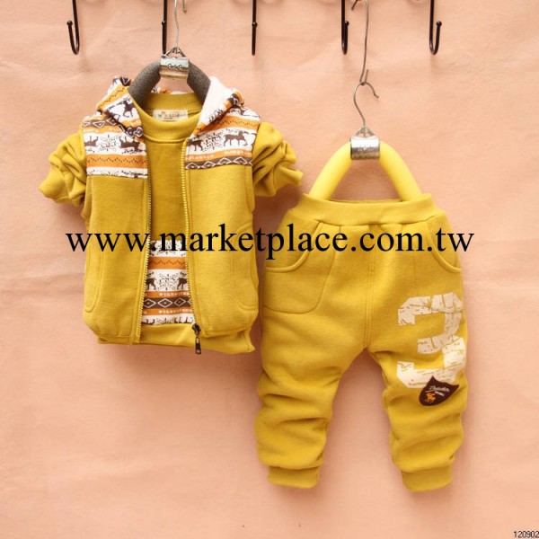 2014新款童裝中小童兒童套裝兒童三件套童裝外套運動裝春款批發・進口・工廠・代買・代購