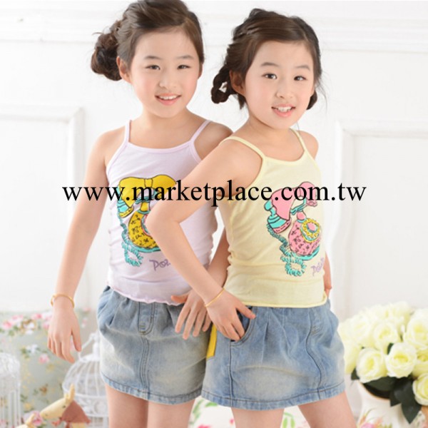 potato kids2014夏季新款兒童背心 廠傢直供多色卡通背心41032工廠,批發,進口,代購