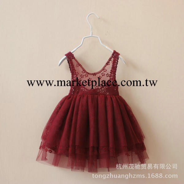潮品 花瓣蕾絲背心蓬蓬紗裙 外貿童裝批發工廠,批發,進口,代購