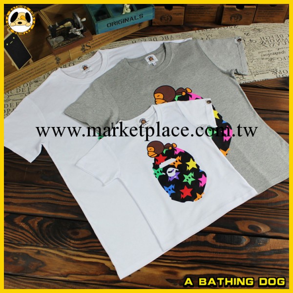 2014新款夏裝 BAPE 兒童純棉短袖T恤 品牌童裝 親子裝夏裝工廠,批發,進口,代購