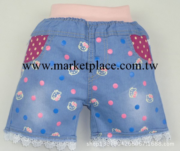 童裝廠傢夏季新款 淺藍色女童牛仔短褲  小中童韓版牛仔褲批發工廠,批發,進口,代購