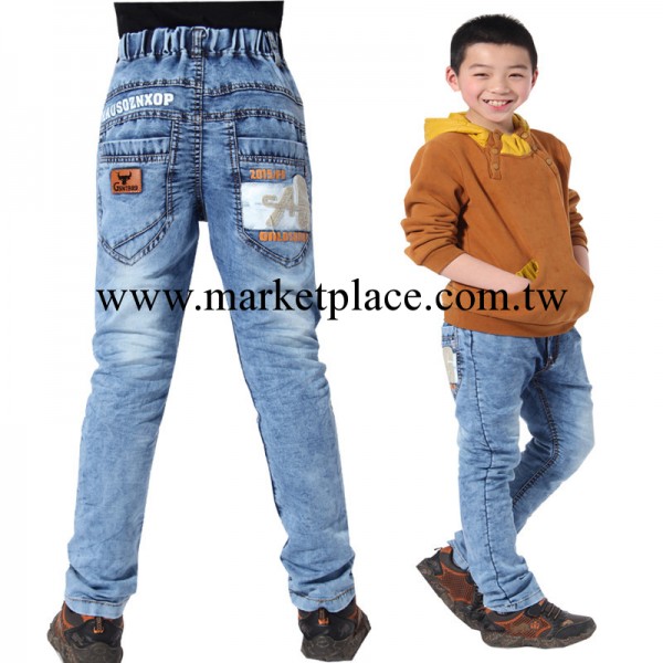 童裝2014春裝新款男童褲子中大童牛仔褲兒童休閒小直筒長褲批發工廠,批發,進口,代購