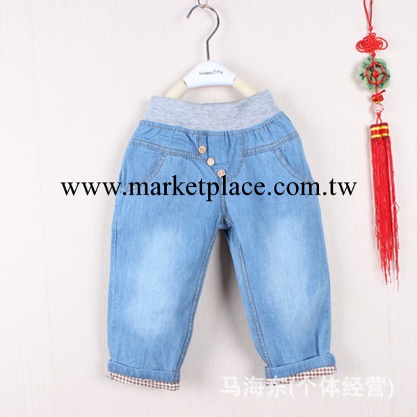 2014夏款 男女童牛仔褲 兒童七分褲 廠傢直銷 外貿童裝 902童裝工廠,批發,進口,代購