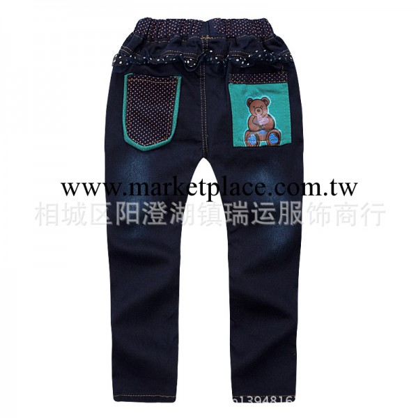 新款中小童褲 女童褲子批發 常熟寶寶單褲女孩子長褲 兒童牛仔褲工廠,批發,進口,代購