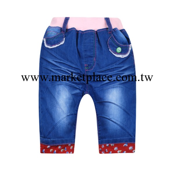 14夏裝 廠傢批發 童裝 女童 牛仔短褲 滿兩手包郵 142211工廠,批發,進口,代購