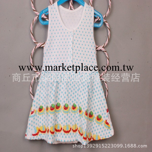 夏季促銷童裝女童背心連衣裙 韓版碎花連衣裙 女童裙子14466工廠,批發,進口,代購