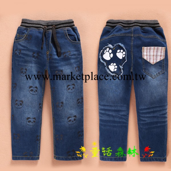 廠傢直銷外貿童牛仔褲 中小童牛仔褲批發 外貿童裝春款卡通童褲工廠,批發,進口,代購