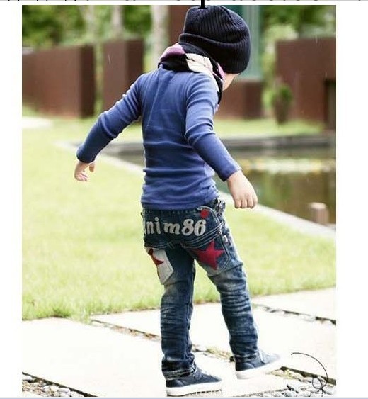 外貿春季童裝原單 2014韓版新款兒童牛仔褲 品質童裝童褲批發工廠,批發,進口,代購