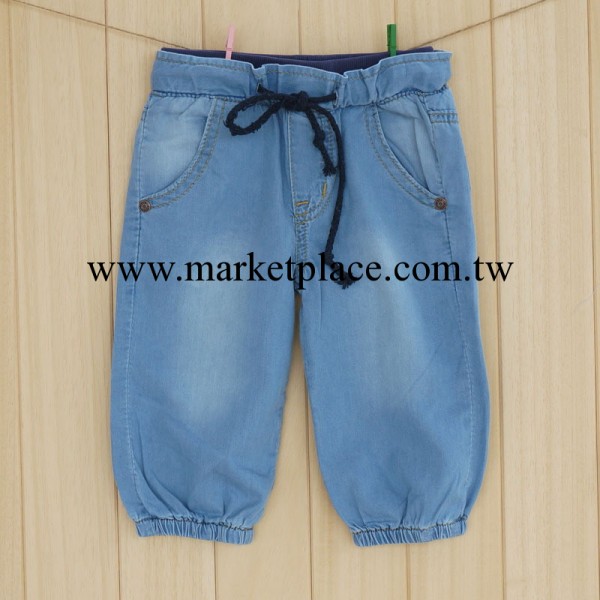 ZARA外貿童裝原單女童休閒綁繩牛仔褲（XK2163  一手5條）0. 66kg工廠,批發,進口,代購
