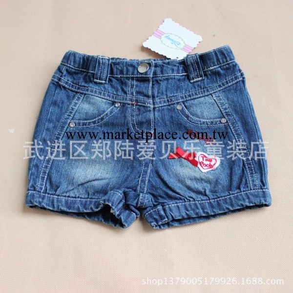 外貿童裝原單 兒童牛仔短褲 女童純棉熱褲 迪士尼正品 2014年新款工廠,批發,進口,代購
