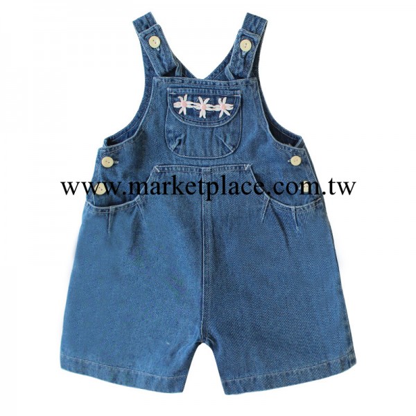 2014夏款新款外貿原單童裝純棉休閒女童牛仔背帶褲 兒童夏季童褲工廠,批發,進口,代購