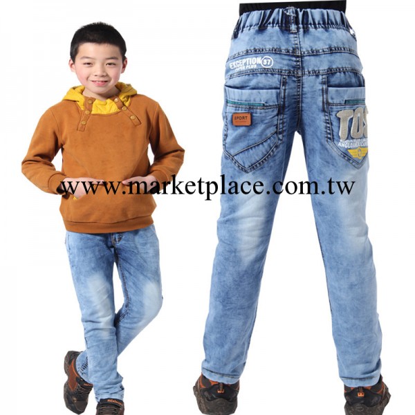 童裝2014春裝新款韓版休閒男童牛仔褲兒童牛仔長褲子童裝中大童褲工廠,批發,進口,代購