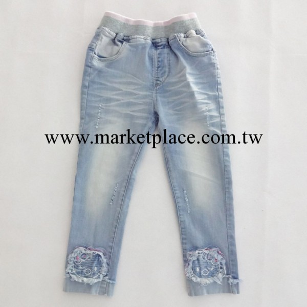 韓版童裝 卡通磨毛全棉童褲長褲 中小童褲兒童牛仔褲 3811重1kg工廠,批發,進口,代購