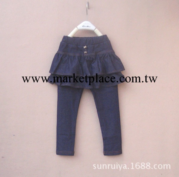 2014年春款女童牛仔裙褲 韓版女童打底裙褲 外貿童裝批發工廠,批發,進口,代購
