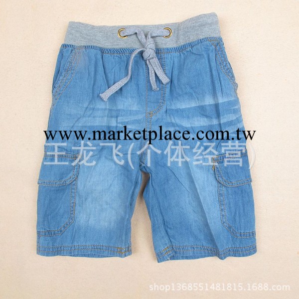 外貿童裝批發 韓原單大牌 純棉水洗牛仔短褲/五分中褲工廠,批發,進口,代購