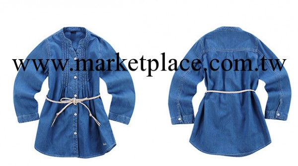3.4 外貿童裝 韓國小木馬女童暖牛仔上衣 襯衫 原單支持驗貨工廠,批發,進口,代購
