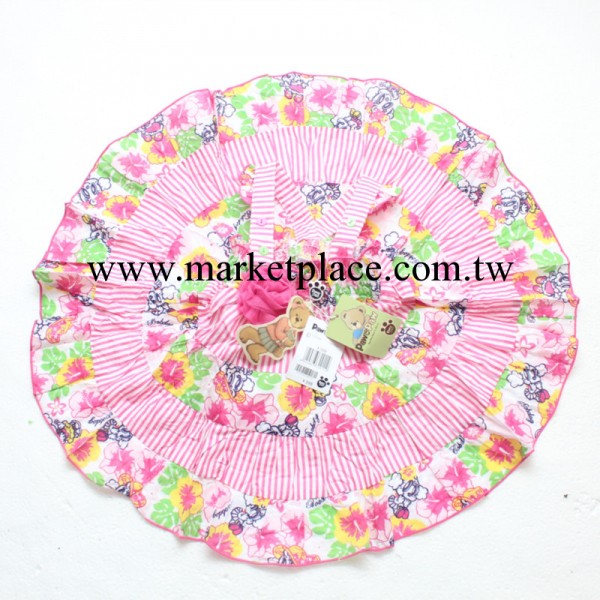 外貿童裝 2014夏款女童裙 原單正品背心裙大裙擺超美連衣裙現貨工廠,批發,進口,代購