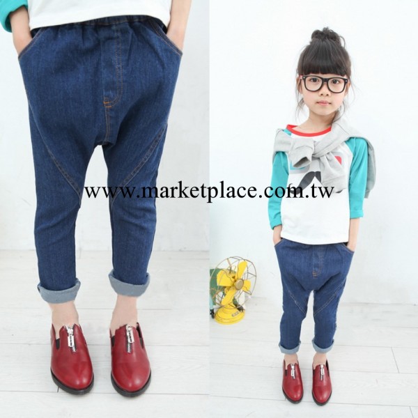 EHHE童裝男女童2014春裝新款韓版哈倫牛仔褲PP褲百搭小腳褲1.15k工廠,批發,進口,代購