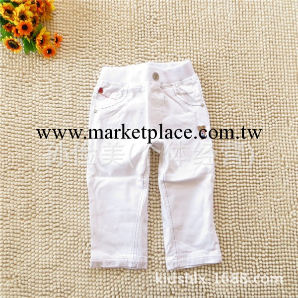 2014夏特價款兒童七分褲子 韓版小熊男童純棉牛仔褲子 中小童褲子工廠,批發,進口,代購