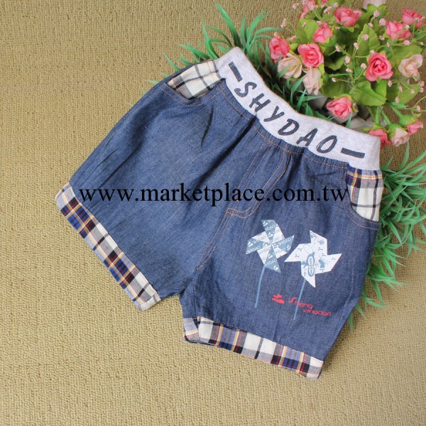 聖嬰島2014新款 1-2歲小童褲 夏新款短褲 百搭牛仔 短褲 TP20工廠,批發,進口,代購