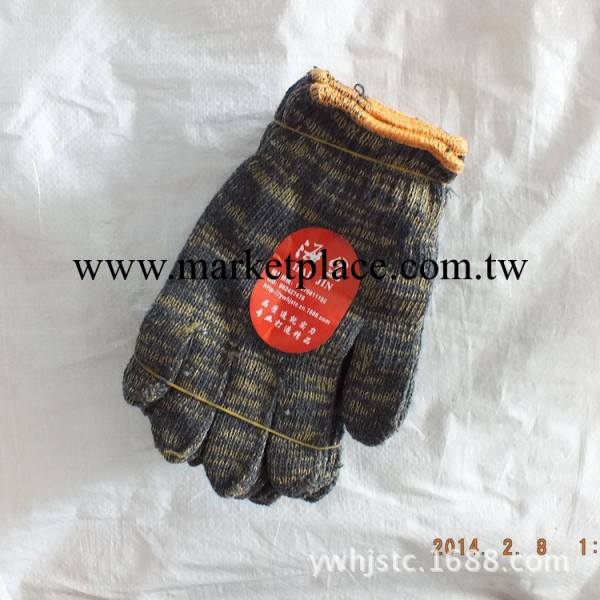 廠傢加工批發勞保手套 防護手套 700克黃花棉紗手套 【一隻的價】工廠,批發,進口,代購