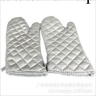 烘培銀色高溫手套 隔熱手套 烤爐烤箱用手套 (雙)　中號 一對工廠,批發,進口,代購