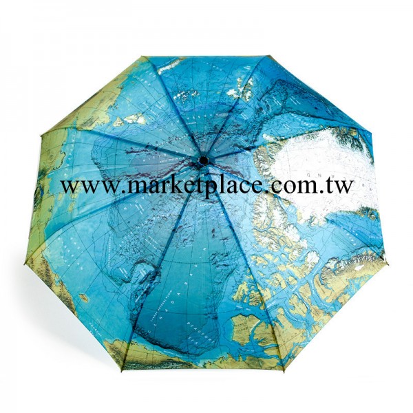 地圖 創意晴雨傘  太陽傘遮陽 地圖傘 折疊 防紫外線 按鍵收縮工廠,批發,進口,代購