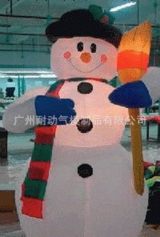 送貨上門 可安裝 充氣發光雪人 充氣發光氣模 充氣聖誕禮品工廠,批發,進口,代購