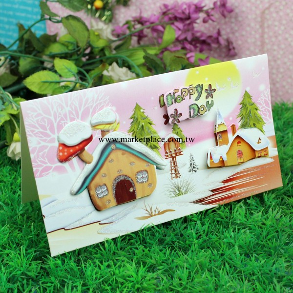 熱銷韓國創意賀卡批發 特價立體聖誕節賀卡 可愛小卡片 明信片批發・進口・工廠・代買・代購