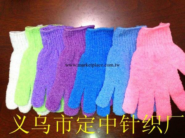 廠傢直銷 五指尼龍沐浴手套。一個起售(美容保健品）批發・進口・工廠・代買・代購