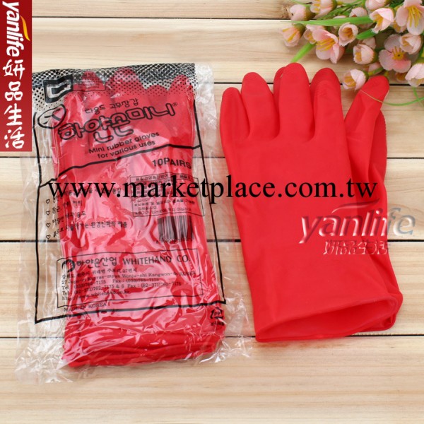 韓國正品進口膠皮手套 清潔手套 不掉渣 不傷手工廠,批發,進口,代購