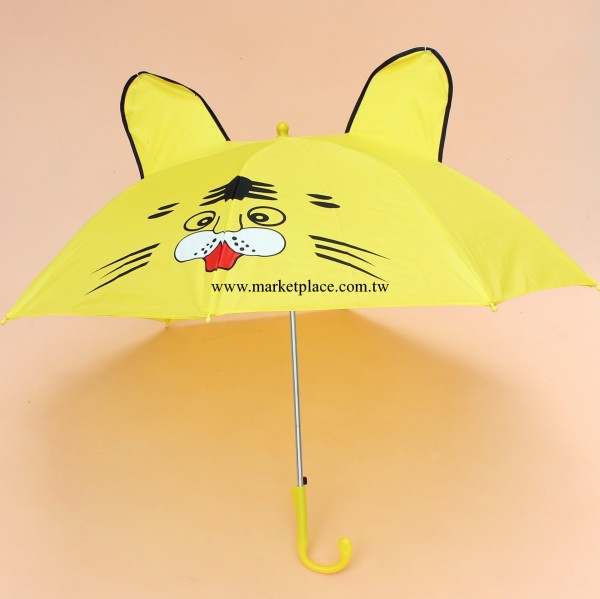 打開直徑75 可愛創意動物傘 圓耳朵雨傘 幼兒園可用工廠,批發,進口,代購