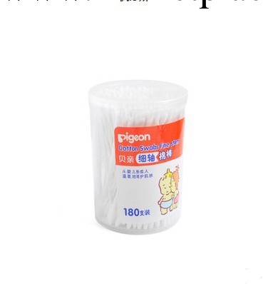Pigeon貝親細軸棉花棒/嬰兒棉簽 寶寶耳鼻清潔細軸棉棒 180支KA01工廠,批發,進口,代購