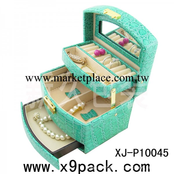 歐式化妝盒 梳妝盒 飾品盒 PU皮公主首飾收納盒 韓國首飾盒批發・進口・工廠・代買・代購