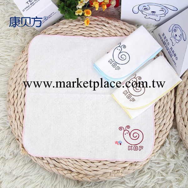 初生嬰兒用品 孕嬰寶寶用品 嬰兒素色提花純棉手帕 喂奶巾 面巾工廠,批發,進口,代購