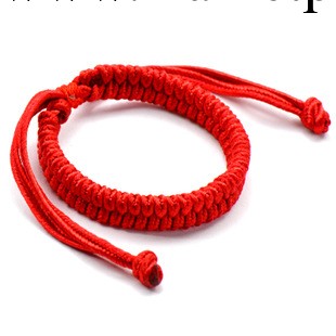 吉祥紅繩 本命年紅繩 粗繩金剛結 手工編織 女款 手鏈批發工廠,批發,進口,代購