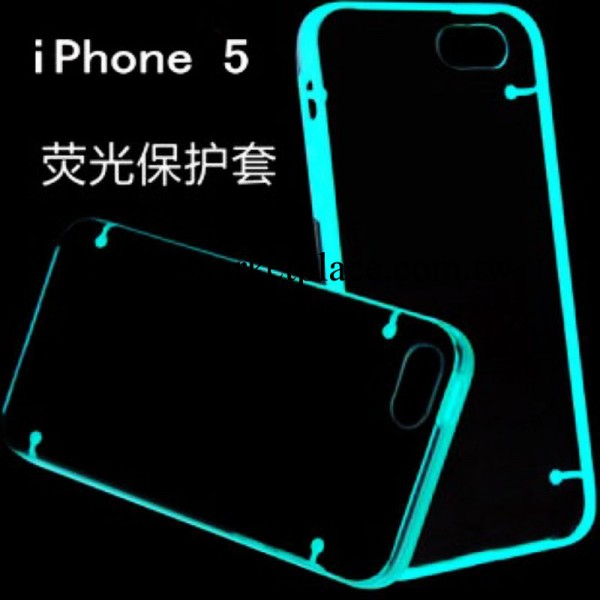 新品iphone5夜光保護殼蘋果5手機外殼iphone5S發光手機殼店長推薦工廠,批發,進口,代購