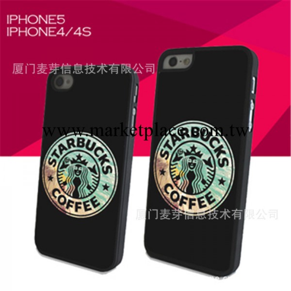 iPhone手機殼時尚潮牌 星巴克黑色蘋果手機殼 蘋果手機保護套工廠,批發,進口,代購