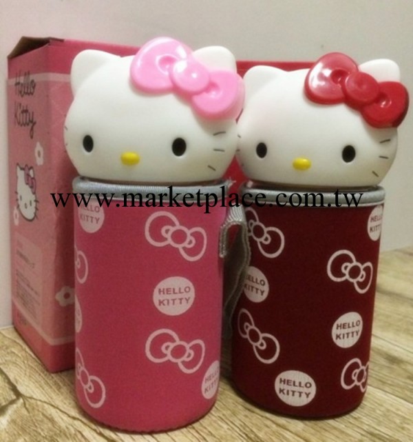新款批發Hello Kitty貓頭玻璃杯 KT貓卡通杯 創意兒童女士車載杯工廠,批發,進口,代購