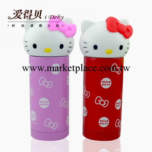 日本Hello Kitty兒童卡通保溫杯 貓頭真空不銹鋼保溫杯 廠傢批發工廠,批發,進口,代購
